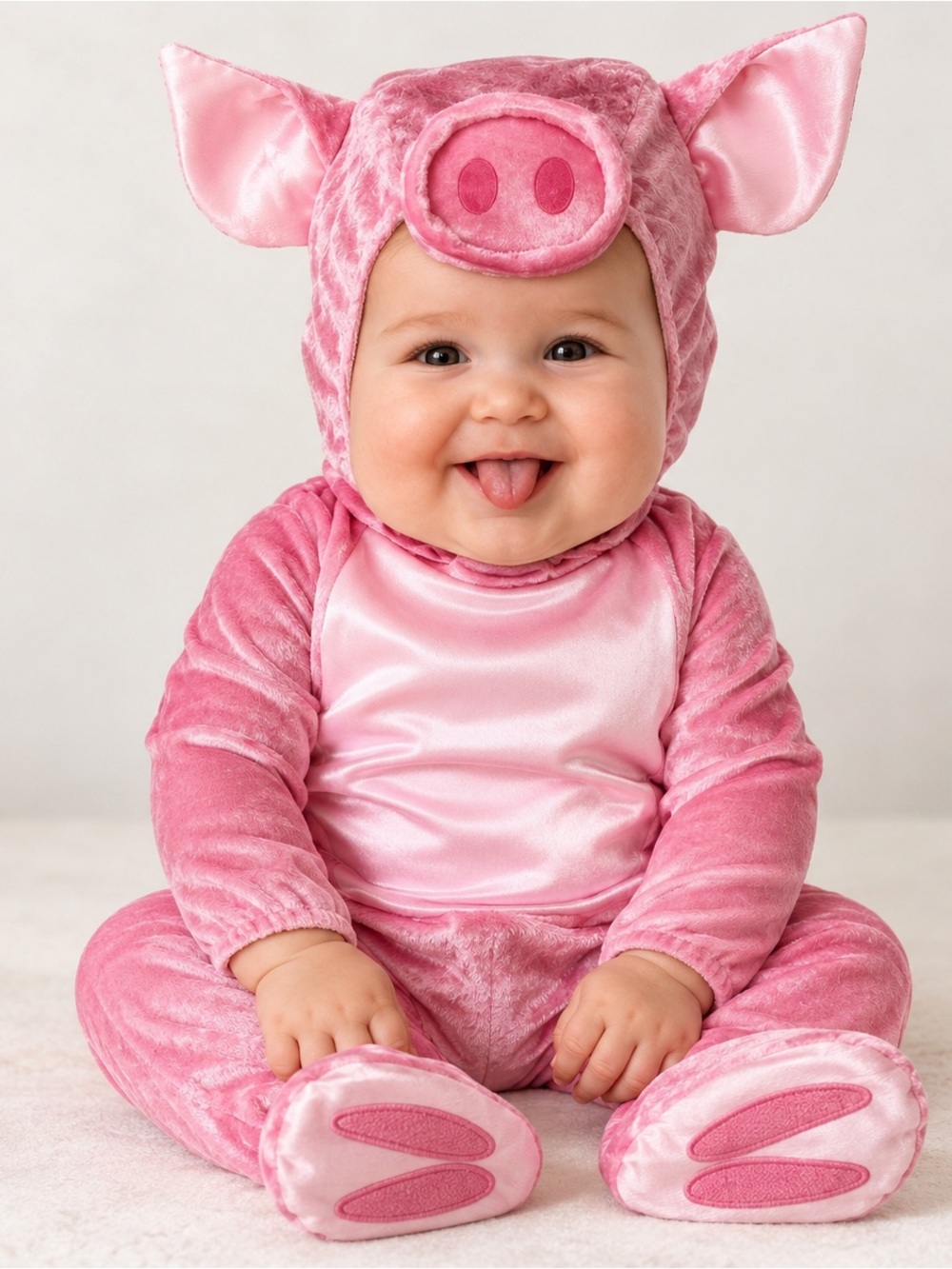 🐷 This Lil’ Piggy Infant Halloween Costume | 6–12M | Pink | inCharacter Costume